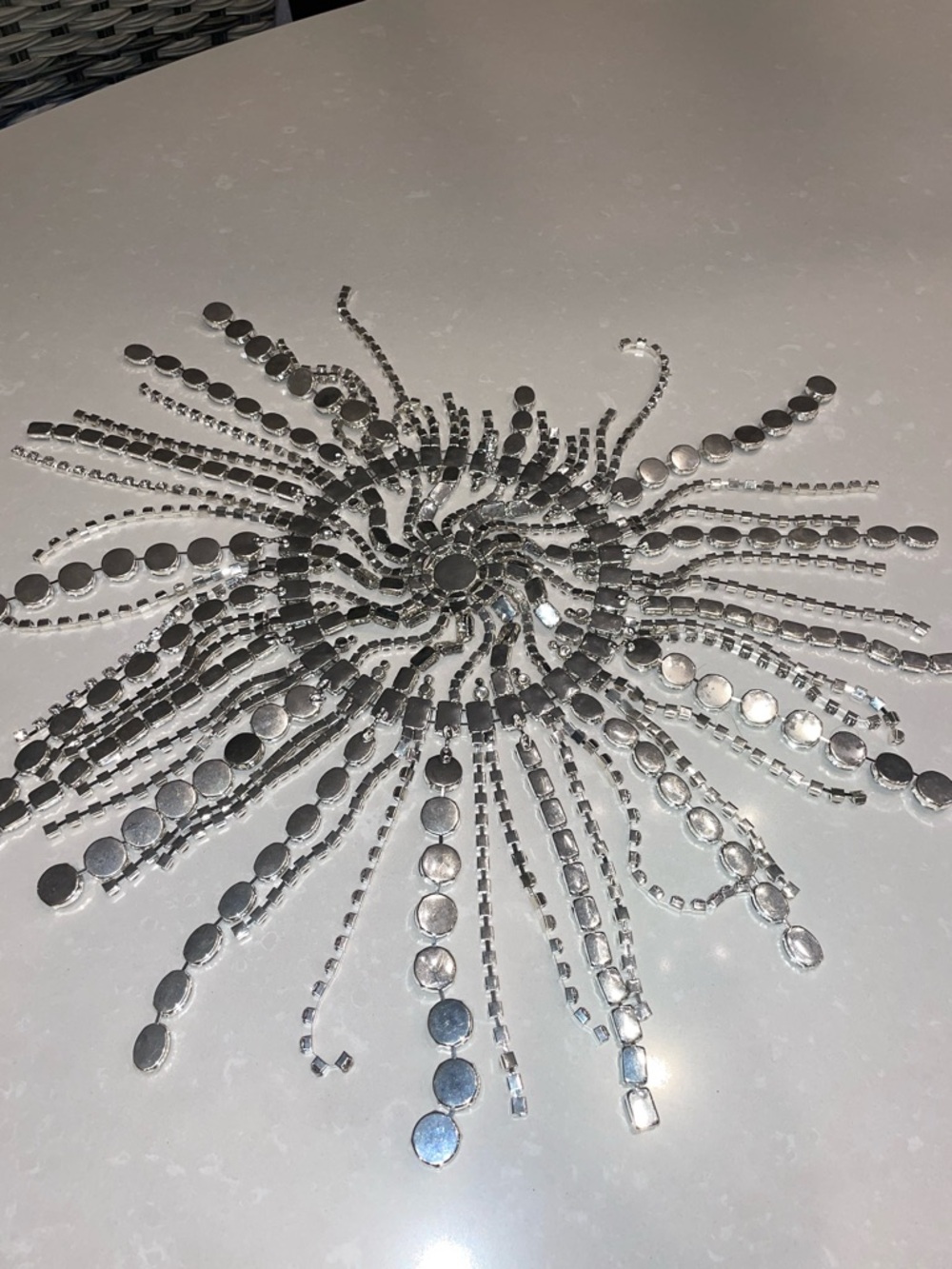 Rhinestone Headpiece Cap - Picture 7 of 10